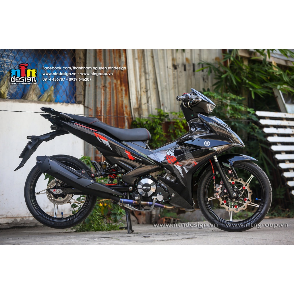 Tem /decal Rời Dán Xe Exciter 150 Mẫu Special Đỏ Trắng Đen Mod Từ 155 Cực Đẹp, Hàng 3 Lớp Chất Lượng Cao