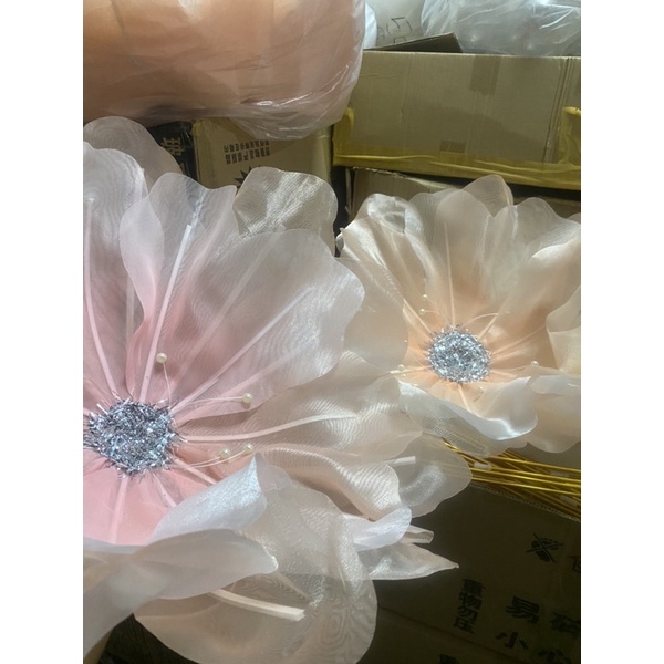 Hoa khổng lồ decore , hoa voan trang trí