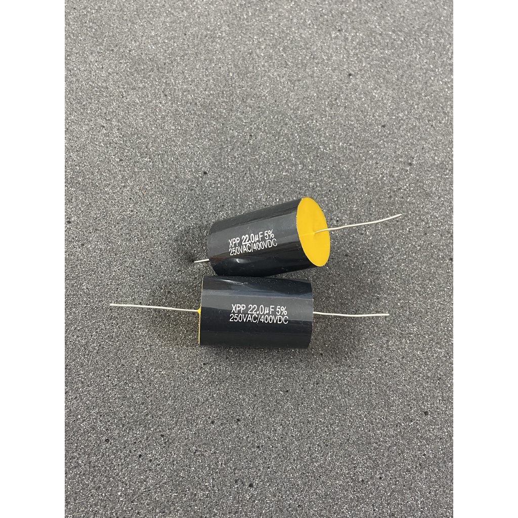 Tụ lọc phân tần cản loa treble 22uf 400v hàng cao cấp