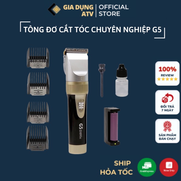 Tông Đơ Cắt Tóc chuyên nghiệp G5 ,tăng đơ cắt tóc cho bé cao cấp động cơ mạnh mẽ