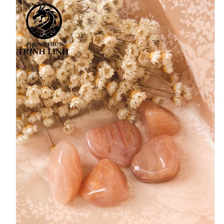 TINH THỂ THÔ MẶT TRỜI SUNSTONE DÙNG TRONG THANH TẨY, THIỀN, YOGA, PHONG THỦY
