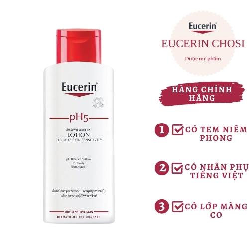 EUCERIN -SỮA DƯỠNG THỂ CHO DA NHẠY CẢM PH5 LOTION 250ML