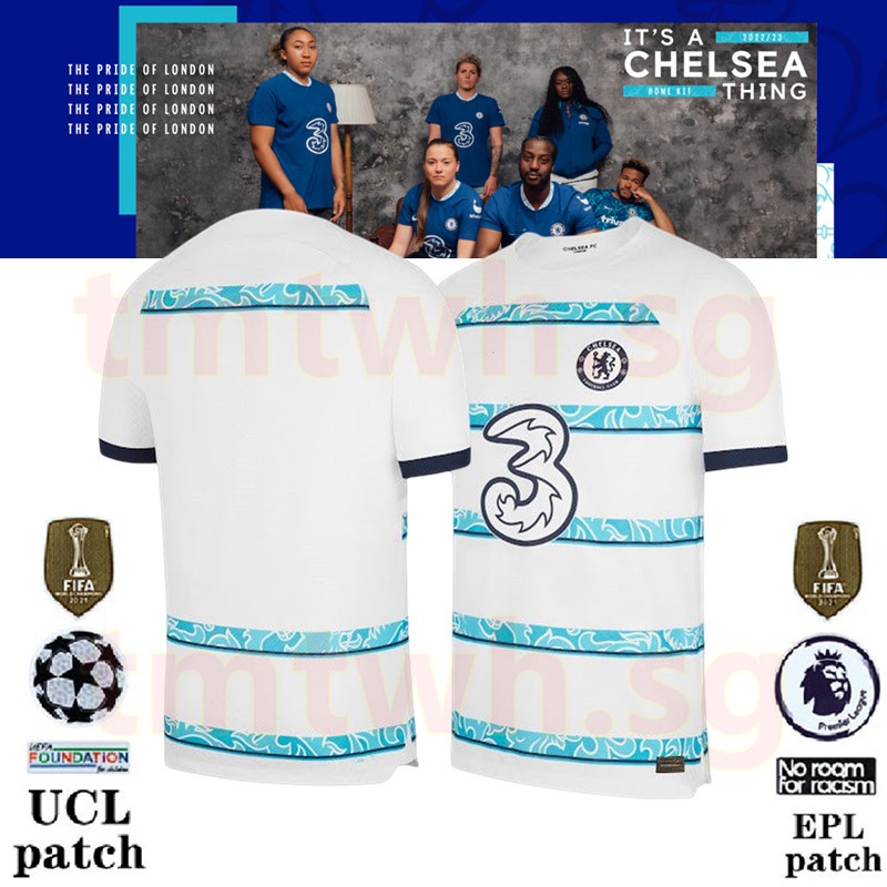 Áo Bóng Đá Nam Chelsea Sân Khách 2022-23