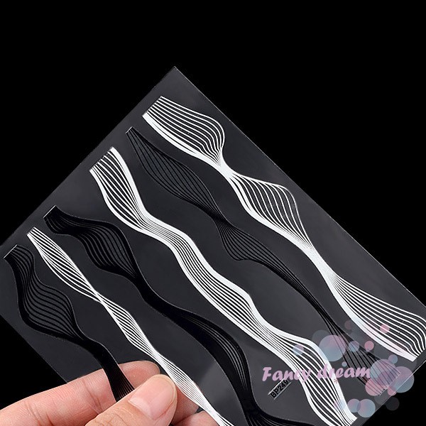Miếng dán trang trí móng họa tiết 3D thời thượng