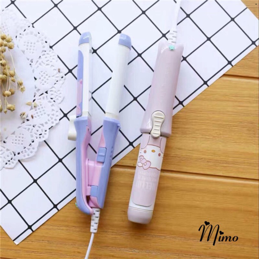 [CÓ HỘP] Máy làm tóc 2 in 1 làm xoăn ép, duỗi thẳng đa năng tiện lợi nhiều mẫu hoạt hình cute dễ thương nhiều màu sắc