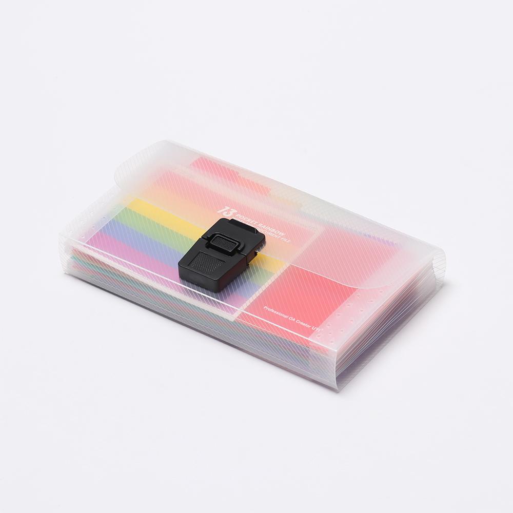 WONDER Túi Đựng Tài Liệu Khổ A6 13 Ngăn Tiện Lợi