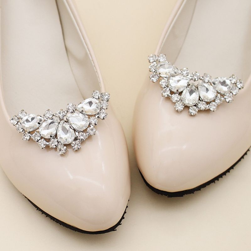 CHARMS Phụ Kiện Kẹp Giày Cao Gót Thời Trang Thanh Lịch Cho Nữ