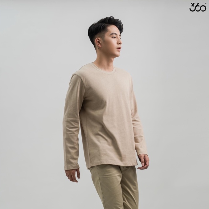 Áo thun dài tay thương hiệu thời trang nam 360 Boutique chất liệu 100% cotton dễ phối đồ - Made in Vietnam | BigBuy360 - bigbuy360.vn