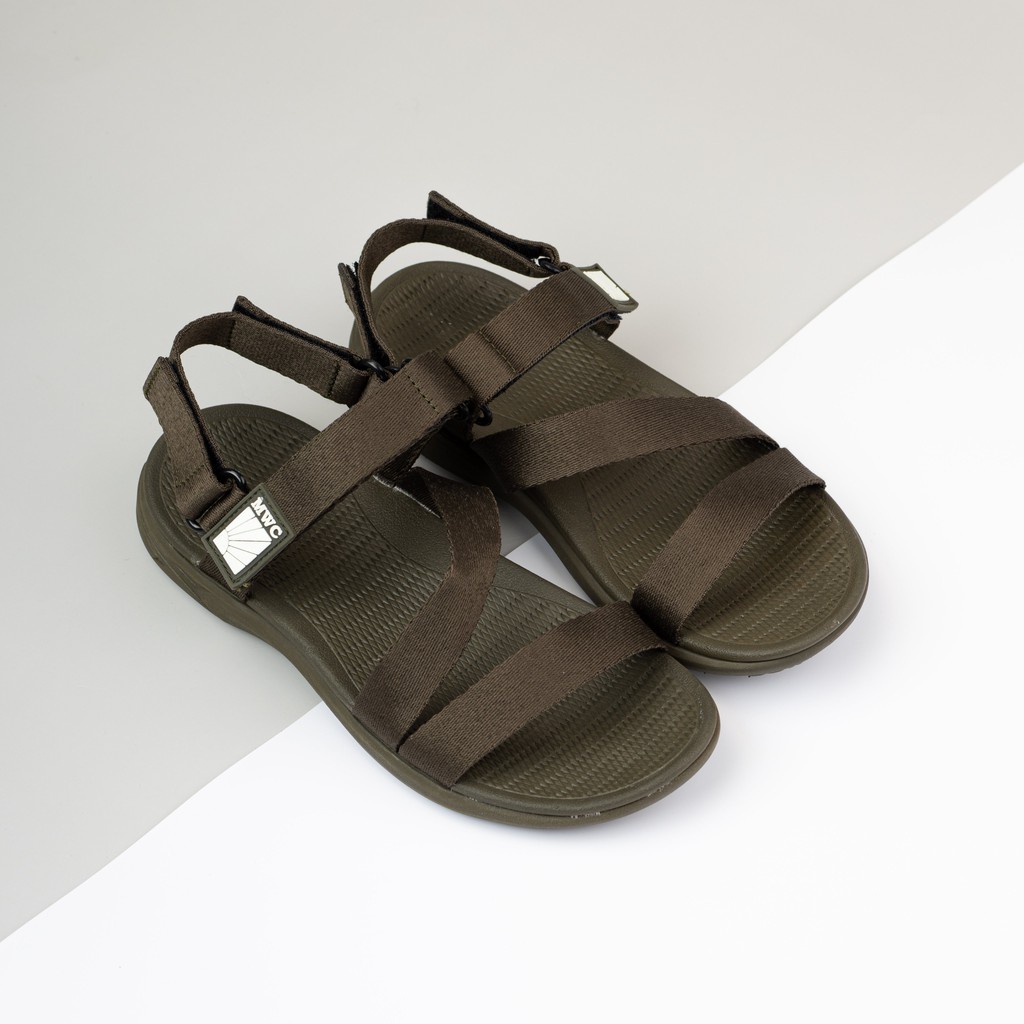 Giày MWC 7038 - Giày Sandal Nam Quai Ngang Đan Chéo Trẻ Trung