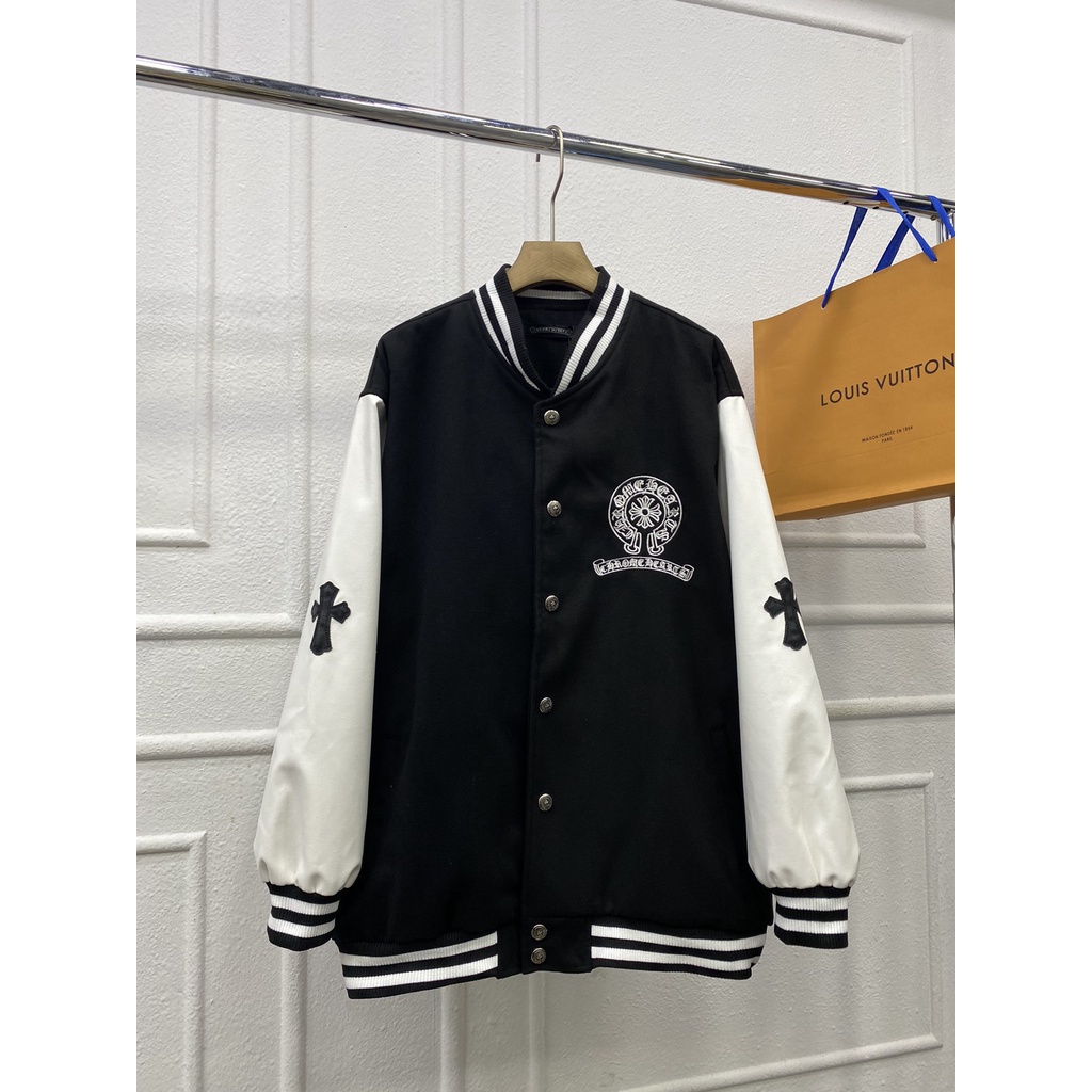 Áo khoác bóng chày nam.nữ thời trang Chrome Heart kiểu dáng trẻ trung
