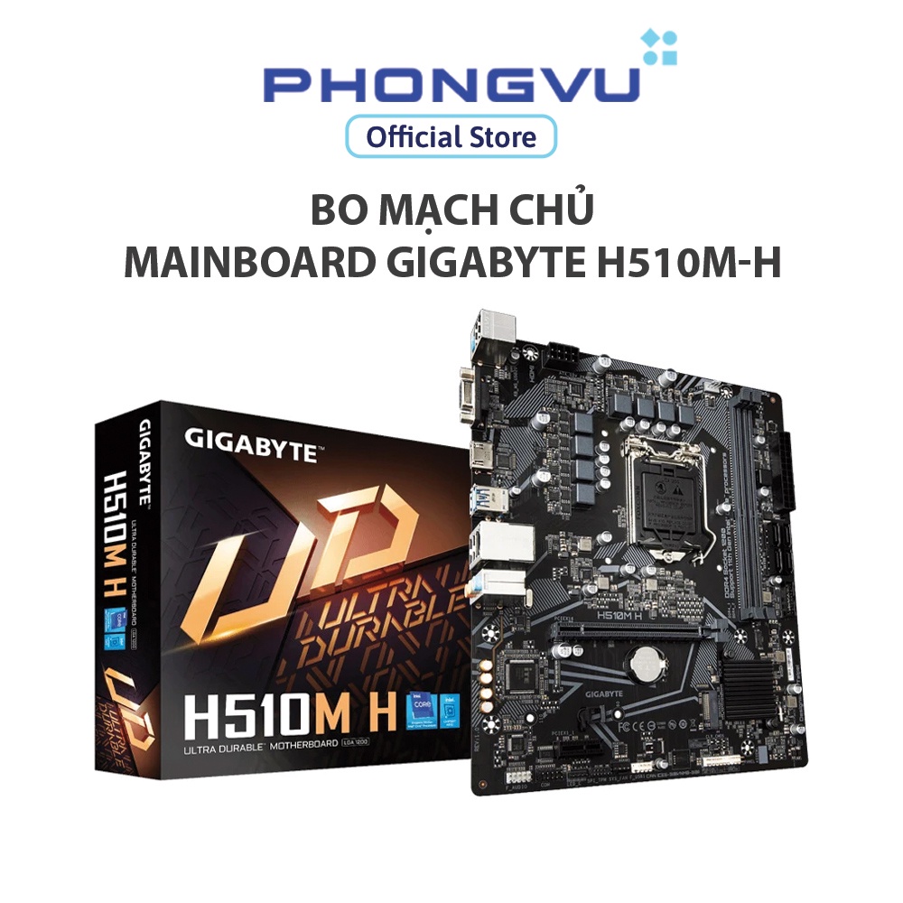 Bo mạch chủ/ Mainboard GIGABYTE H510M-H - Bảo hành 36 tháng