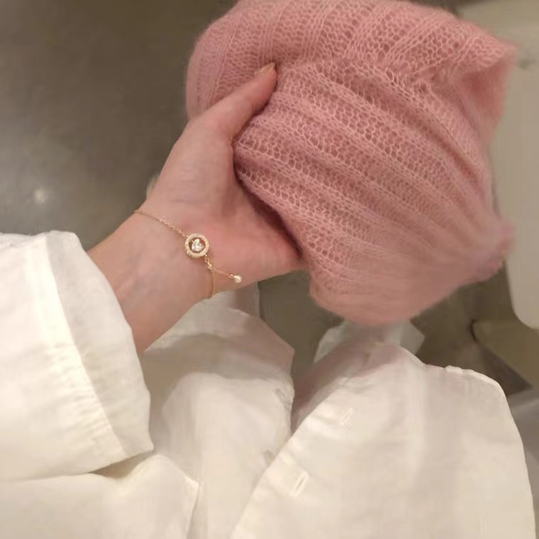 Vòng tay đính đá zircon tinh tế sang trọng chất lượng cao