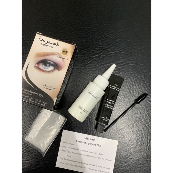 Set phủ đen, nhuộm lông mi lông mày