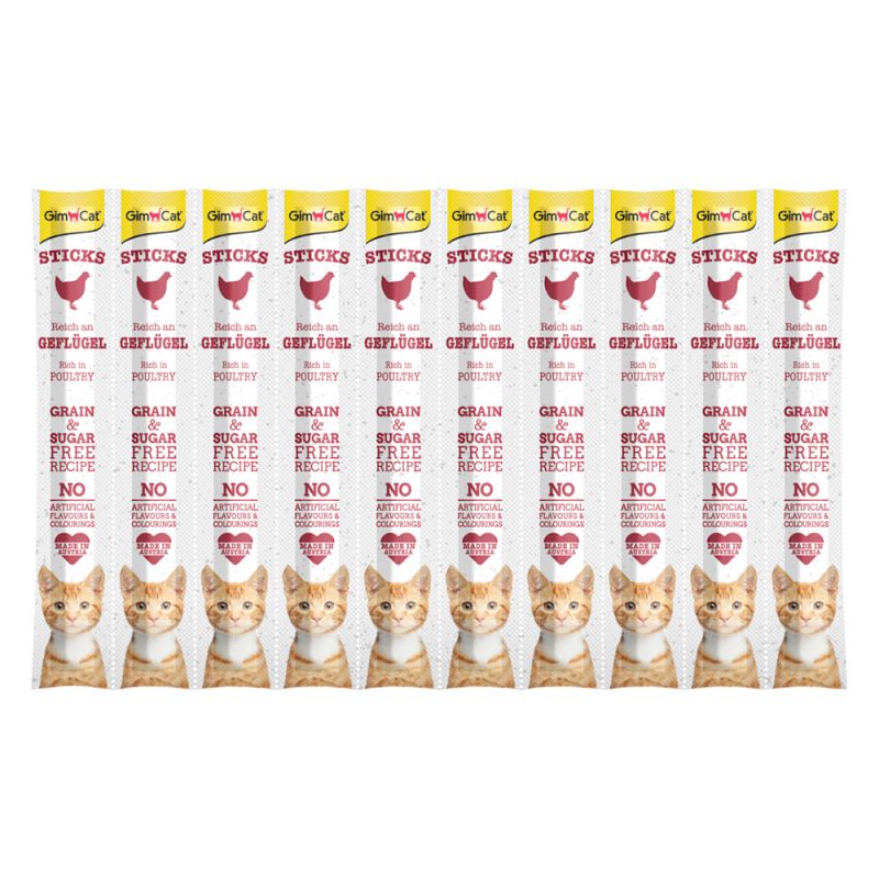 GẬY SNACK GIMCAT STICKS CHO MÈO 2 VỊ NHẬP ĐỨC GIÁ CỰC RẺ