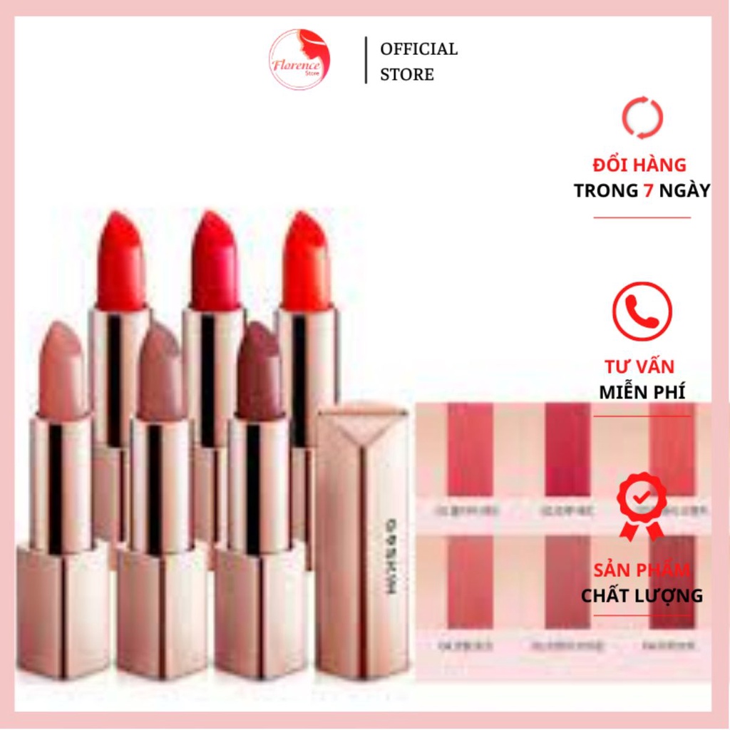 Son Thỏi Lì Chất Siêu Mịn, Thiết Kế Siêu Xịn G9Skin First V-Fit Lipstick