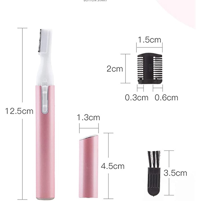 Máy cạo lông mày/lông cơ thể Suolaer mini thiết kế nhỏ gọn tiện dụng