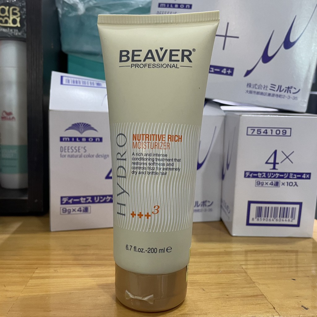 Xả khô siêu dưỡng Beaver Hydro Nutritive Rich Moisturizer +++3 200ml