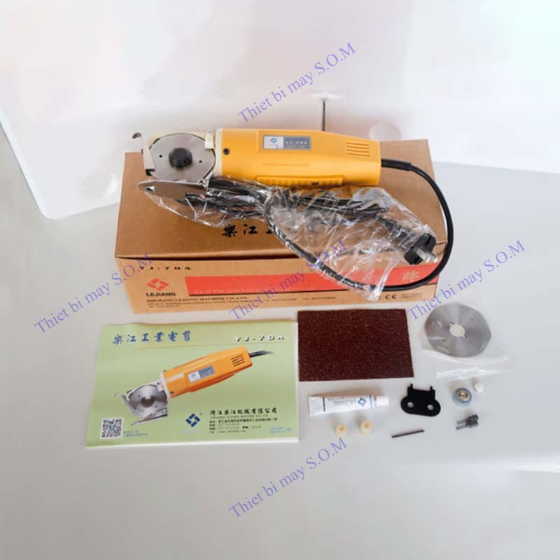 Máy Cắt Vải Cầm Tay mini LEJIANG 70 > nhỏ nhẹ tiện lợi > cắt nhiều loại vải
