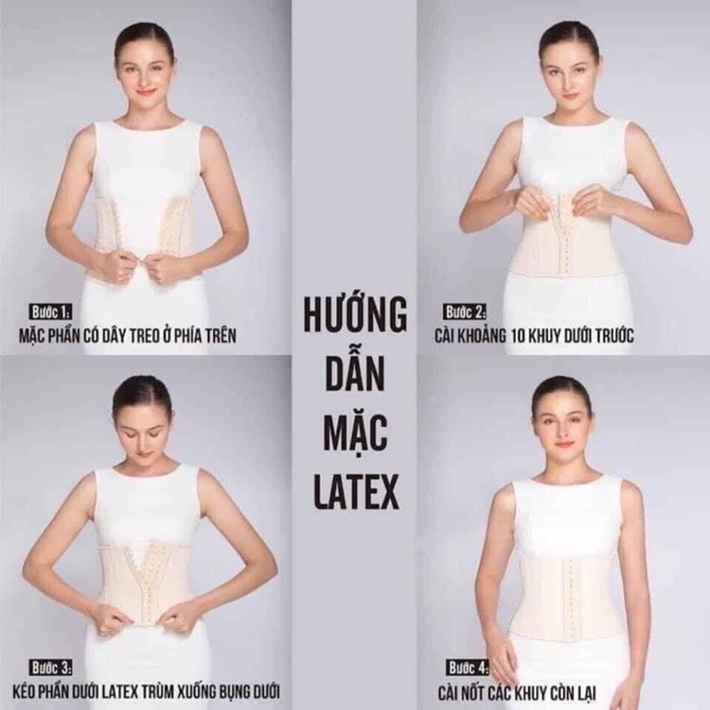 Đai nịt bụng Latex 25 xương ( ngắn 25cm cho các mẹ nấm) | BigBuy360 - bigbuy360.vn
