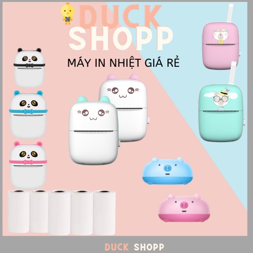 Máy in nhiệt mini không dây bluetooth
