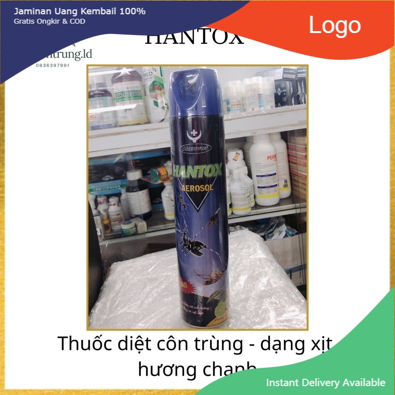 { Bình xịt côn trùng HANTOX AEROSOL 600ML }