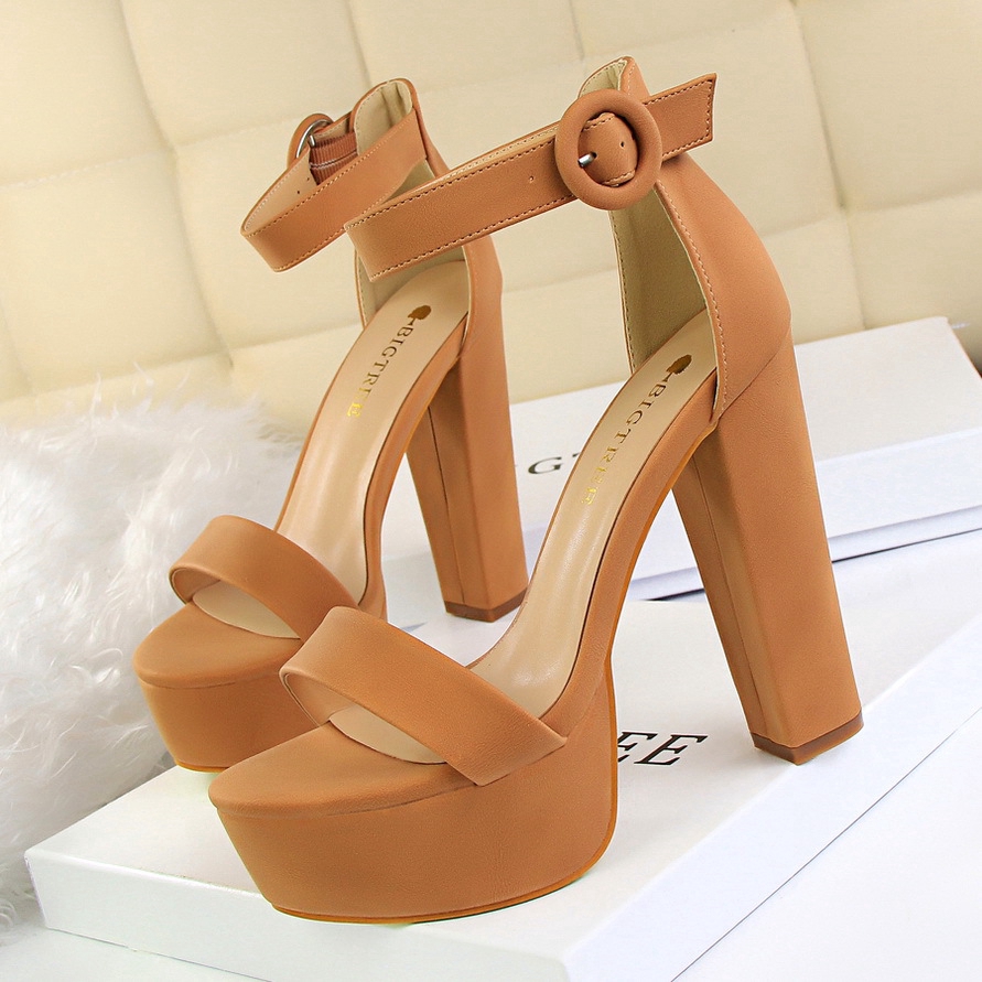 Multicolor women's fashion high heels IELGY