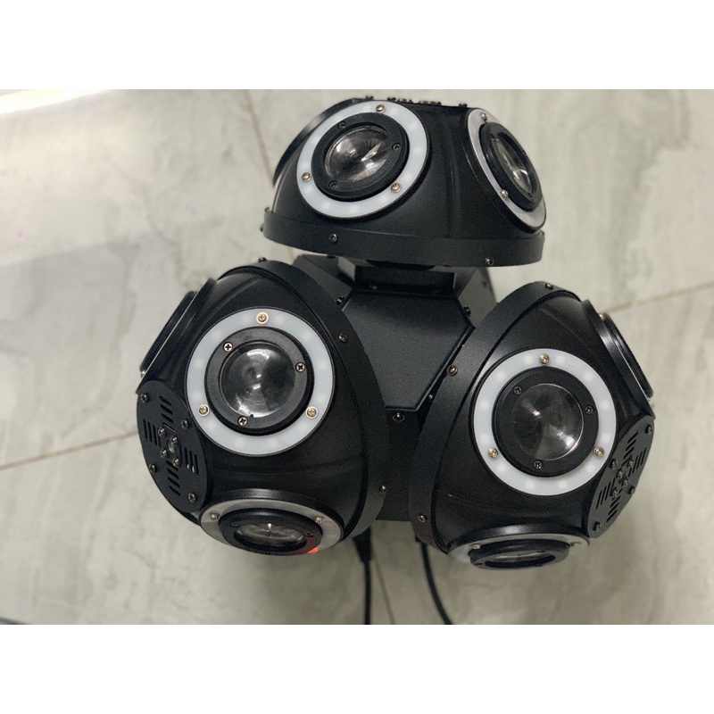 đèn moving 3 đầu laser mẫu mới có viền led