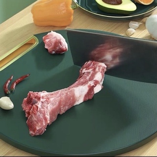 Thớt nhựa xanh kháng khuẩn chống nấm mốc,thớt nhựa PE cao cấp xoay 360 độ chống trơn trượt đa năng