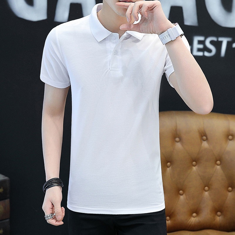 Áo polo Nam Tay Ngắn Màu Sắc Thanh Lịch