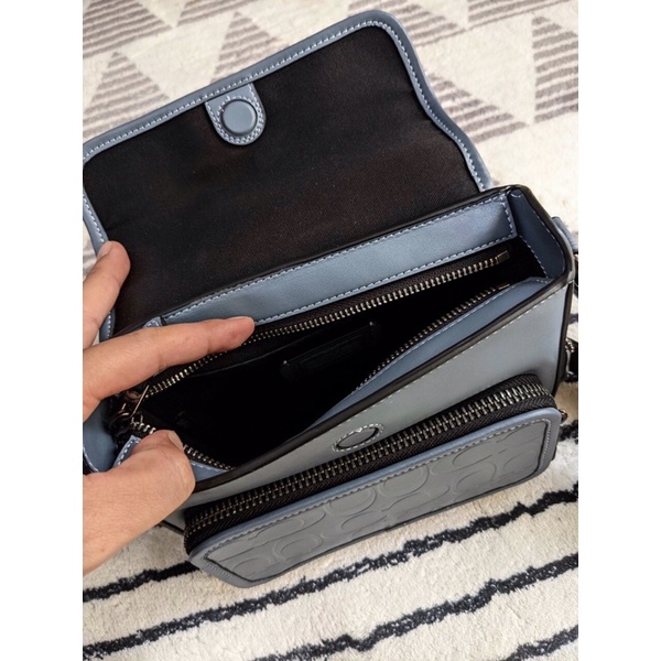 Túi Co ach nam auth tuồn da thật