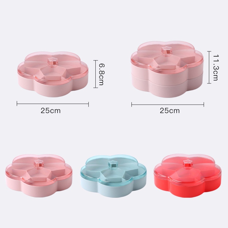 Khay Đựng Đồ Dùng Chia Ngăn Hình Bông Hoa Độc Đáo Trang Trí Nhà Cửa / Phòng Khách