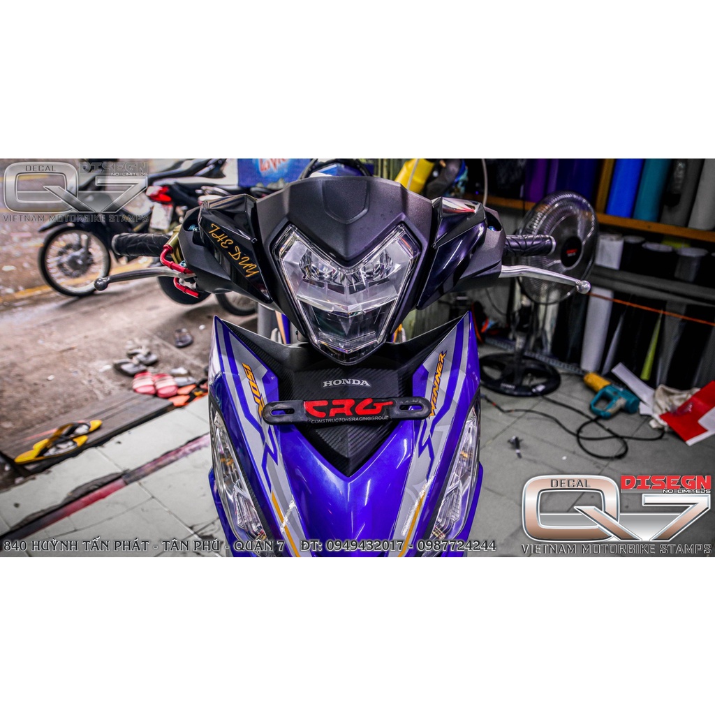 Tem Rời WINNER V1 XANH ĐEN