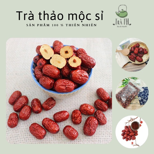 ( ảnh thật + video ) táo đỏ sấy khô bổ máu trà thảo mộc sỉ 1 kí