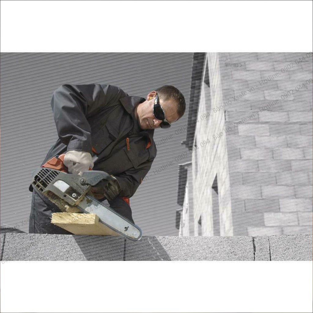 Găng tay da hàn Deltaplus FBN49-bao tay hàn chịu nhiệt-chống cháy-da bò độ linh hoạt cao cơ khí, sửa chữa,nông nghiệp