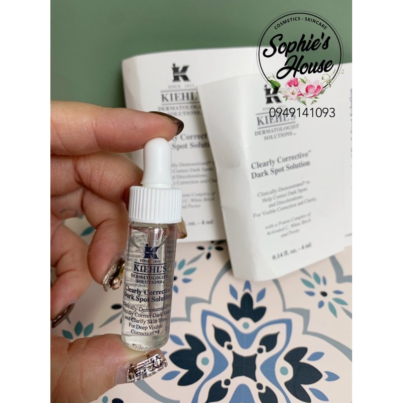 [4ml] Serum dưỡng trắng da, mờ thâm nám Kiehls Clearly Corrective Dark Spot Solution