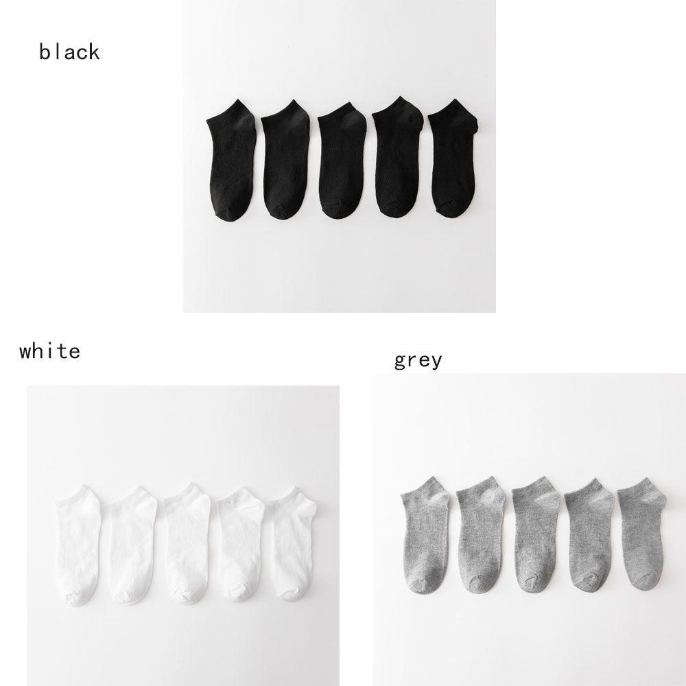 HS Túi 5 Đôi Tất Cotton Thể Thao Thoáng Khí