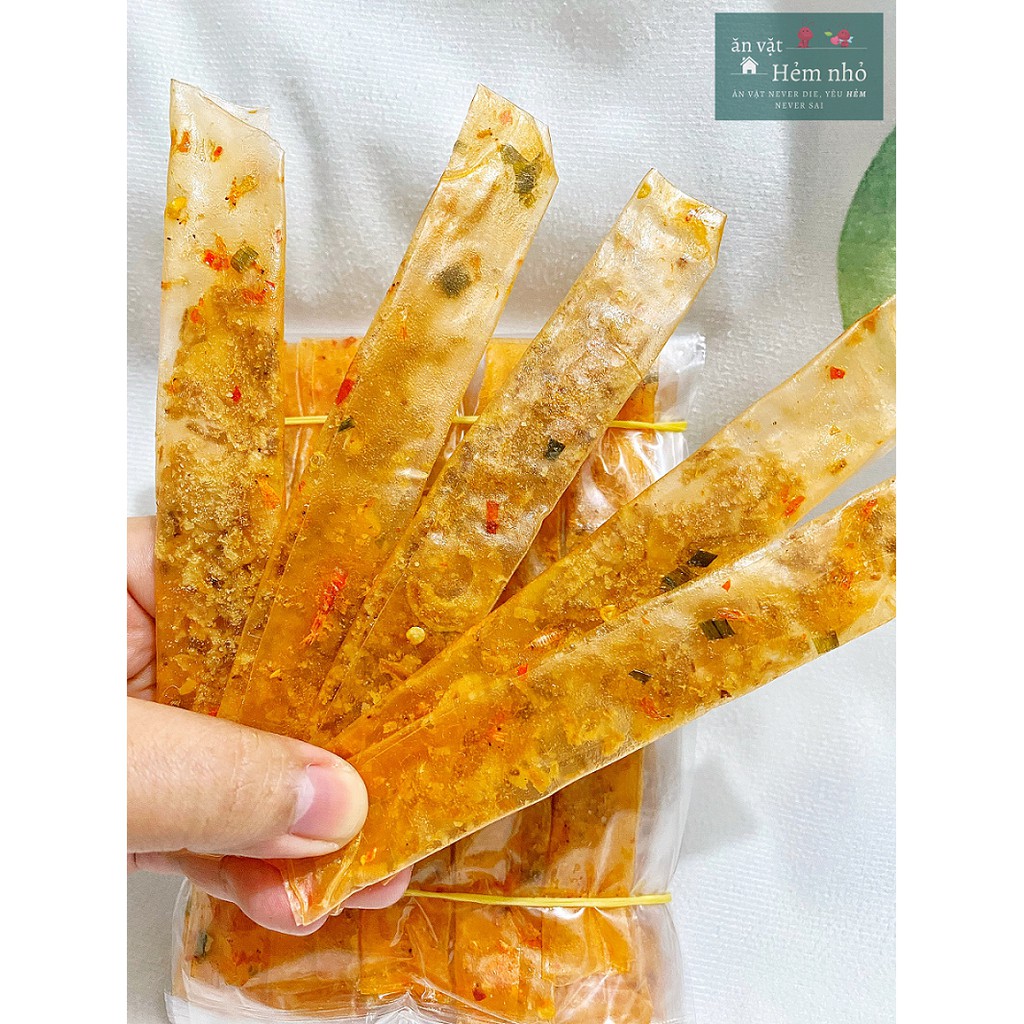 BÁNH TRÁNG DẺO CUỐN TÔM HÀNH PHI