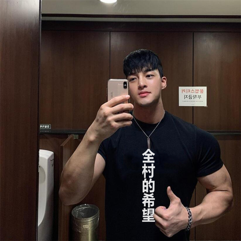 Áo thun tay ngắn dùng tập thể thao thời trang mùa hè cho nam