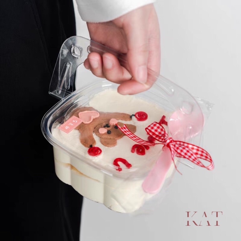 Ruy Băng Vải Trang Trí Bánh Hoạ Tiết Sọc Caro - KAT Official Store
