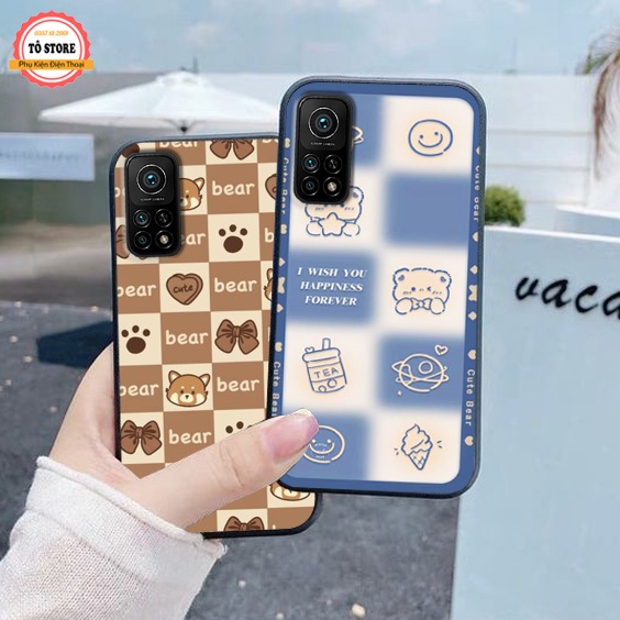 Ốp lưng Xiaomi Redmi Note 11 4G / Note 11S / Note 11 Pro / Mi 11T Pro / Mi 11 Lite in hình gấu xinh xắn , đáng yêu