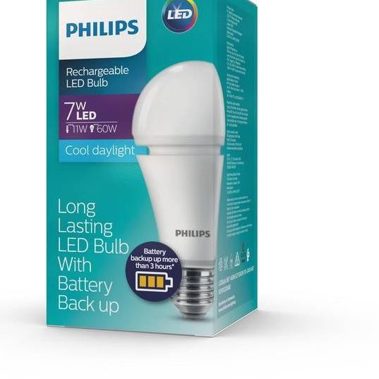 Đèn Led Philips 7w 6500k 7 Watt 7w Ánh Sáng Trắng Có Thể Sạc Lại Tiện Dụng