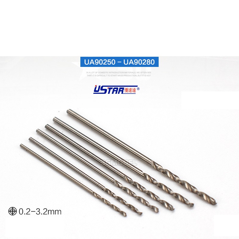 Bộ mũi khoan mô hình  UA-90250-UA90280 0.2mm-3.2mm Ustar