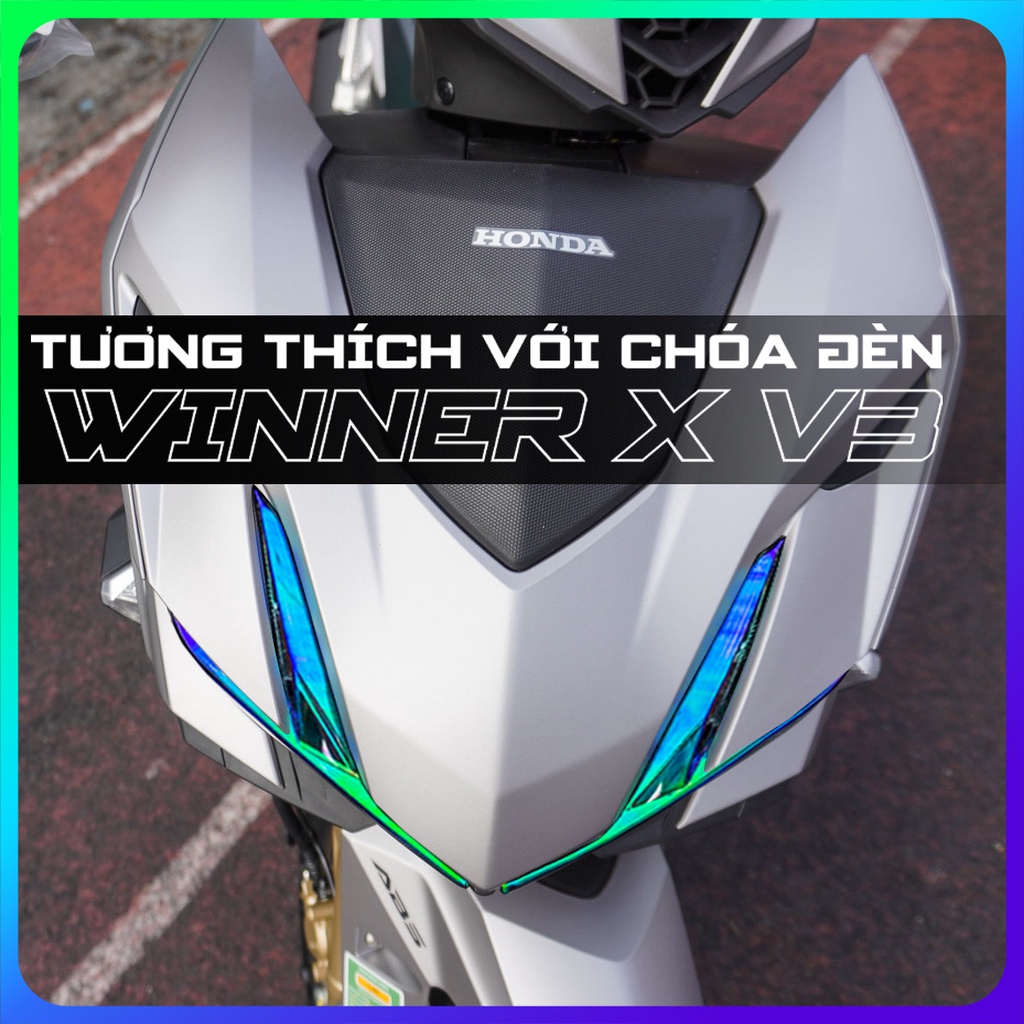 Decal ĐỊNH VỊ Winner X [Honda RS-X] chuyển màu DEMI Winner X 3 lớp chống trầy và nổi bật