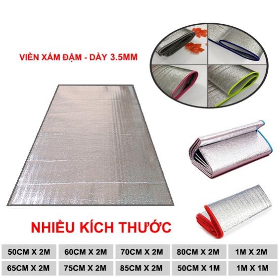 Chiếu ngủ trưa văn phòng cá nhân dày 3.5ly màu xám đậm ( chọn kích thước ) - thảm ngủ trưa cá nhân