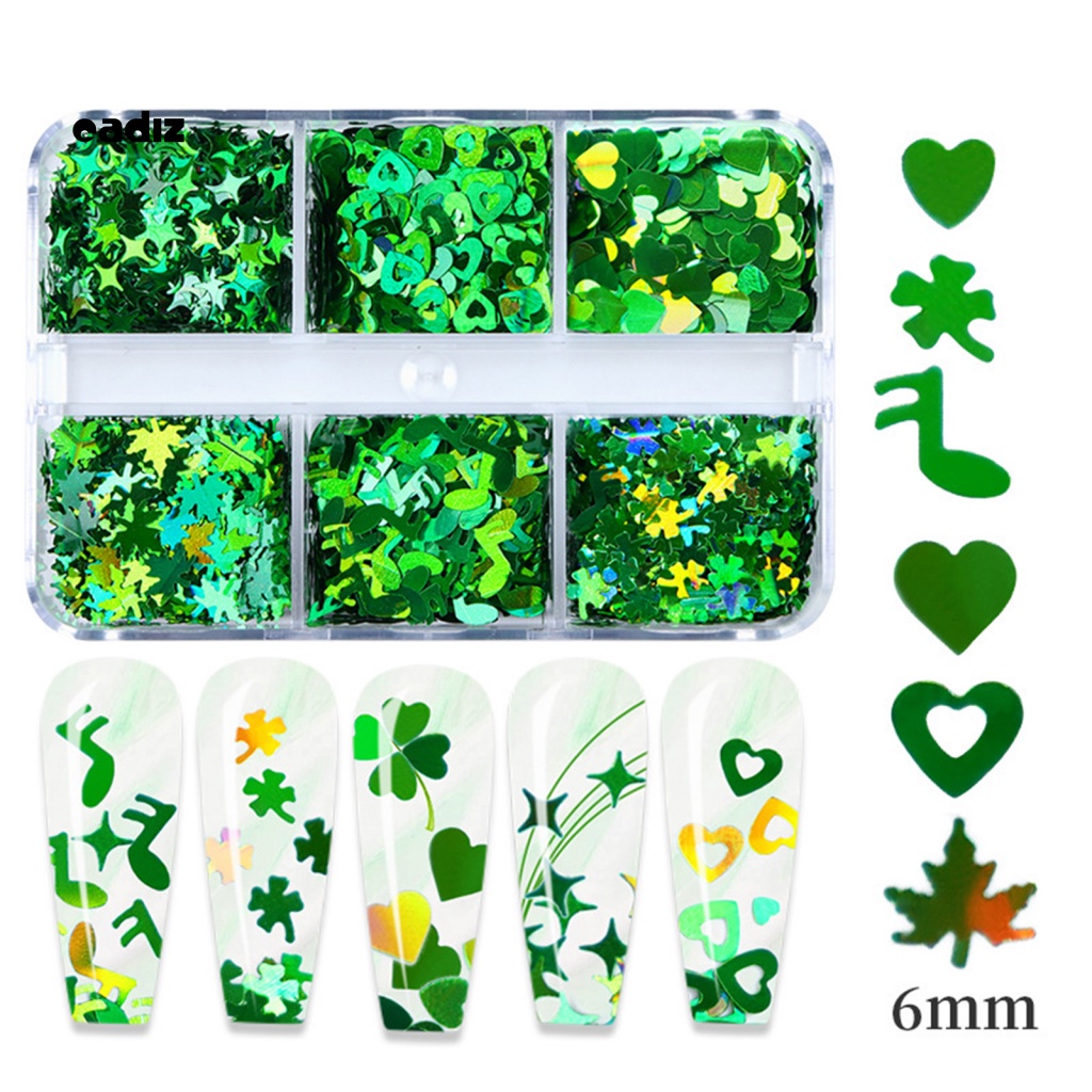 Phụ Kiện Trang Trí Móng Tay Hình Cỏ Bốn Lá Sang Trọng