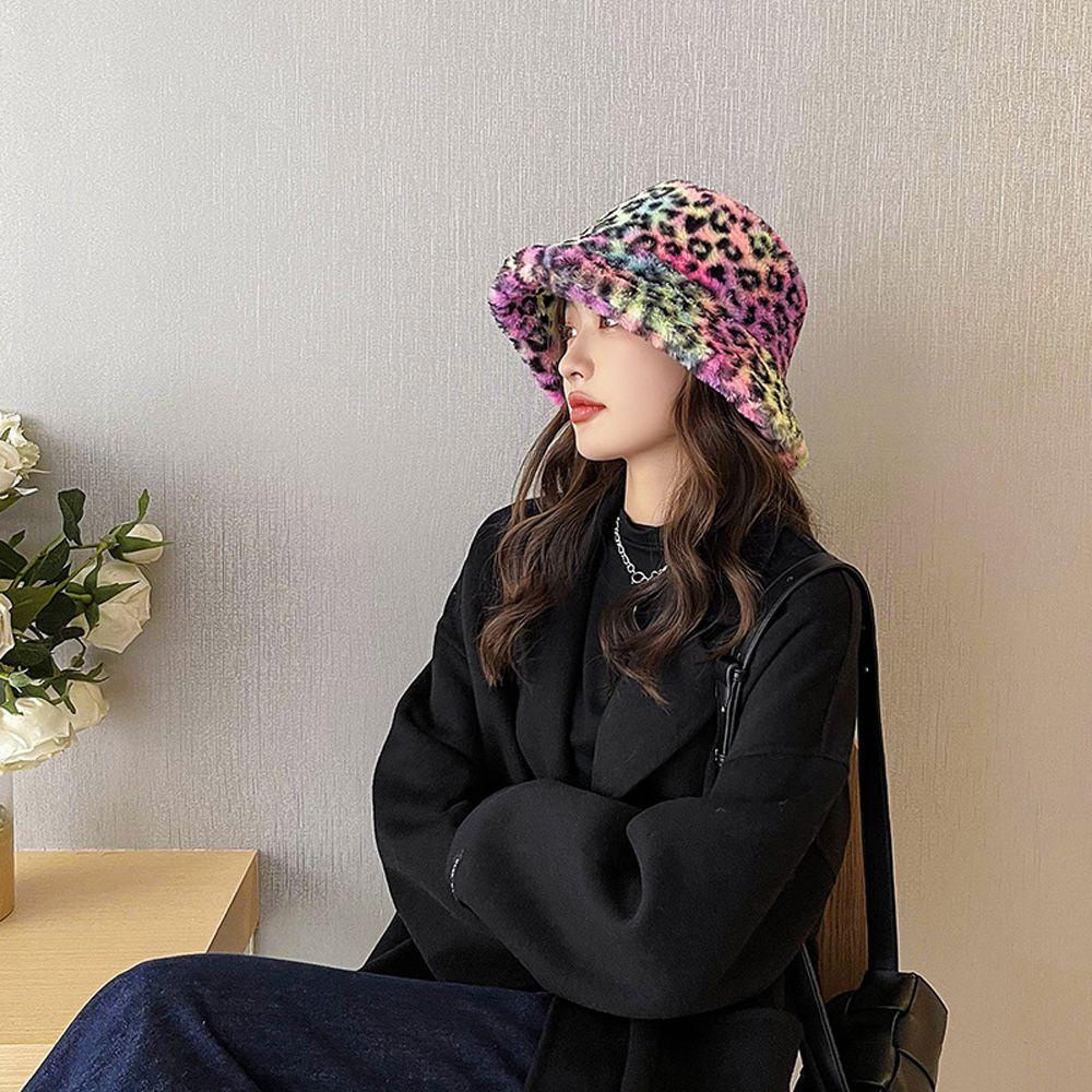 Nón Bucket Vải Lông Dày Lấp Lánh Nhiều Màu Sắc Tùy Chỉnh Thời Trang Cho Nữ