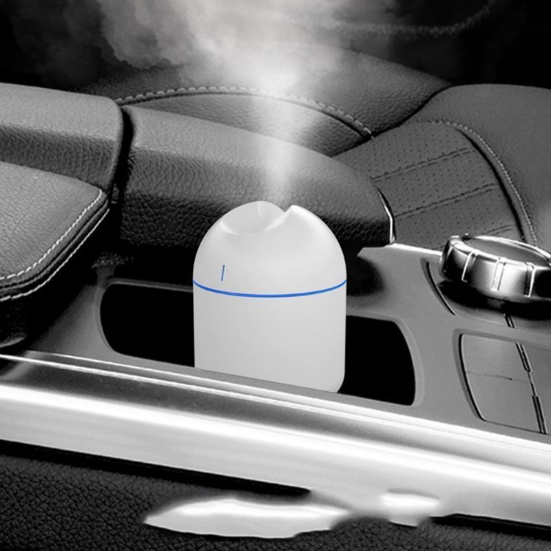 Máy khuyếch tán xông tinh dầu  Vân gỗ cổng USB  phun sương tạo ẩm ,Hình lọ họa