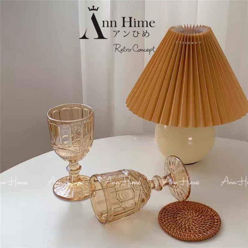 Ly Thủy Tinh Cocktail Decor Phong Cách Châu Âu Cổ Điển