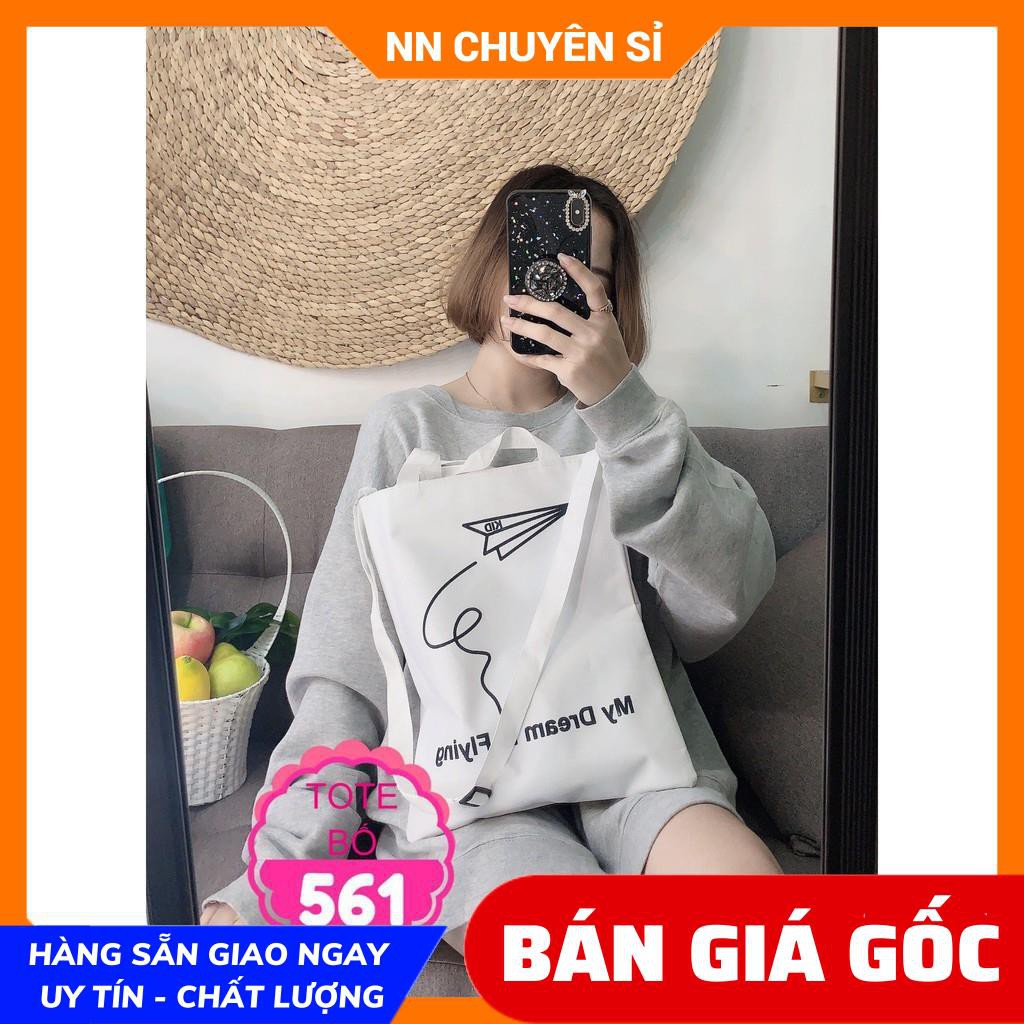 TÚI TOTE IN HÌNH XINH XẮN TX561 -64 ⚡100% ẢNH THẬT⚡ TÚI GIÁ RẺ