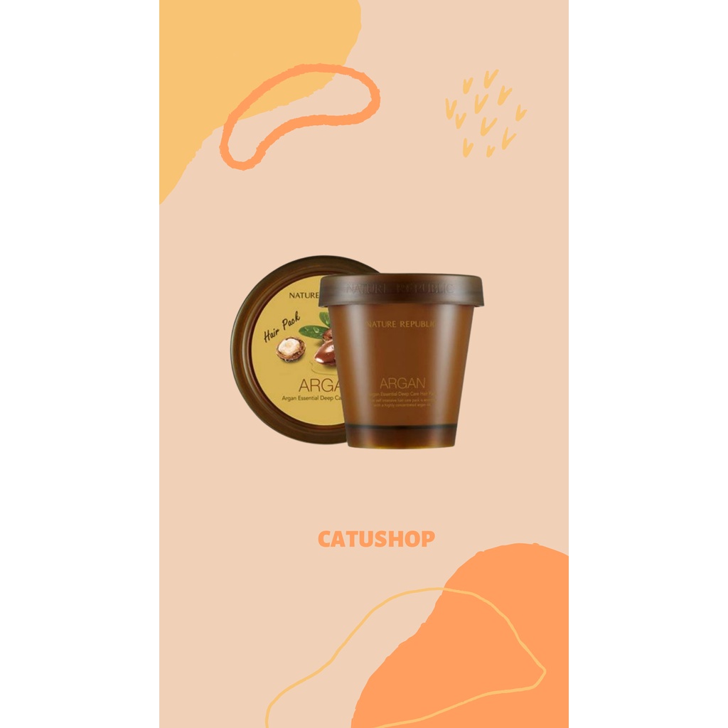 Kem ủ tóc Nature Republic Argan Essential Deep Care Hair Pack
